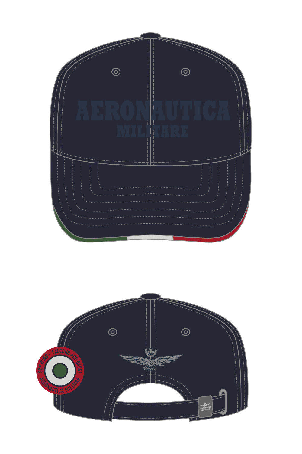Aeronautica Militare Italian Flag Cap