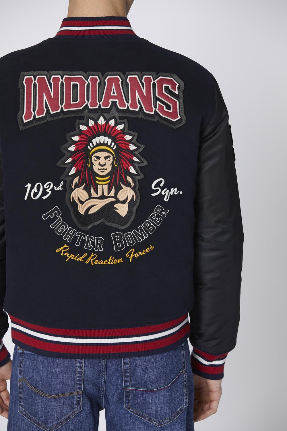 timc inc. INDIANS Varsity Jacket スタジャン timc inc. INDIANS Varsity Jacket スタジャン TOKYO INDIANS Varsity