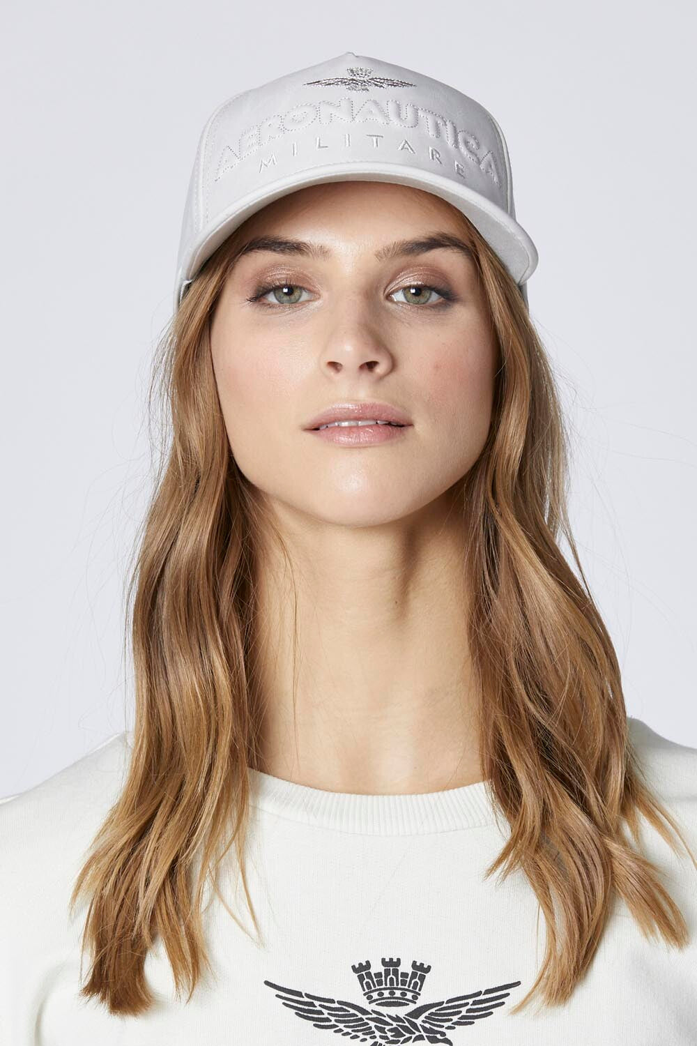 Aeronautica Militare faux leather cap