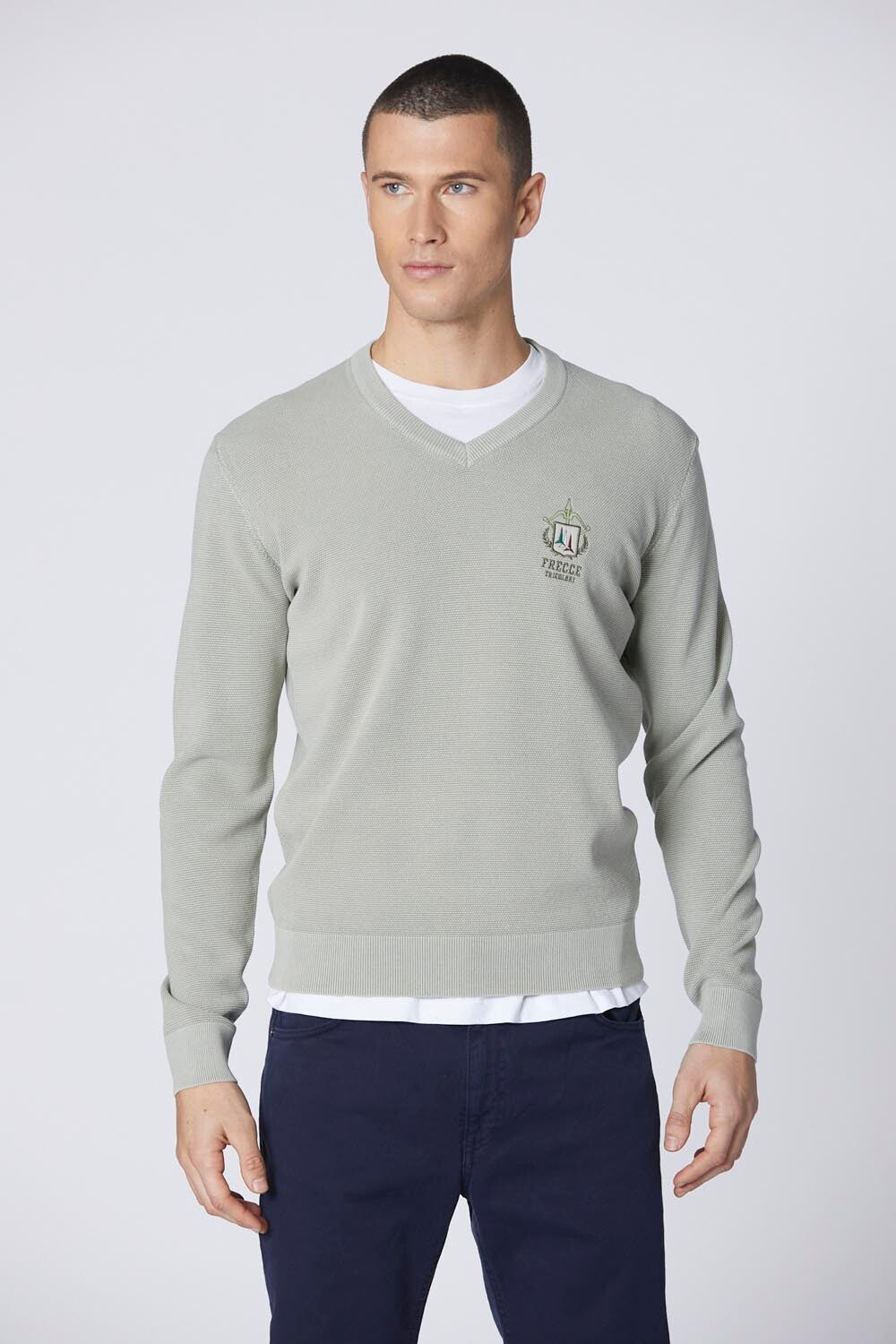 Aeronautica Militare long sleeve v-neck