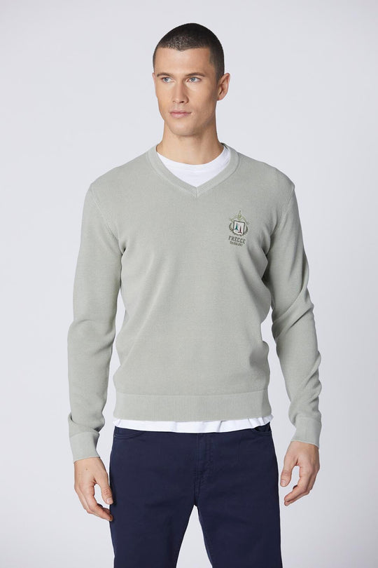 Aeronautica Militare long sleeve v-neck