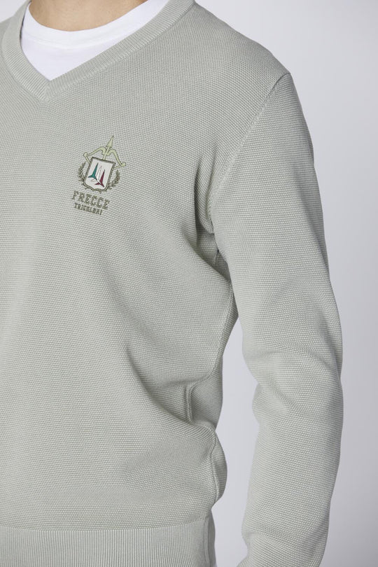 Aeronautica Militare long sleeve v-neck