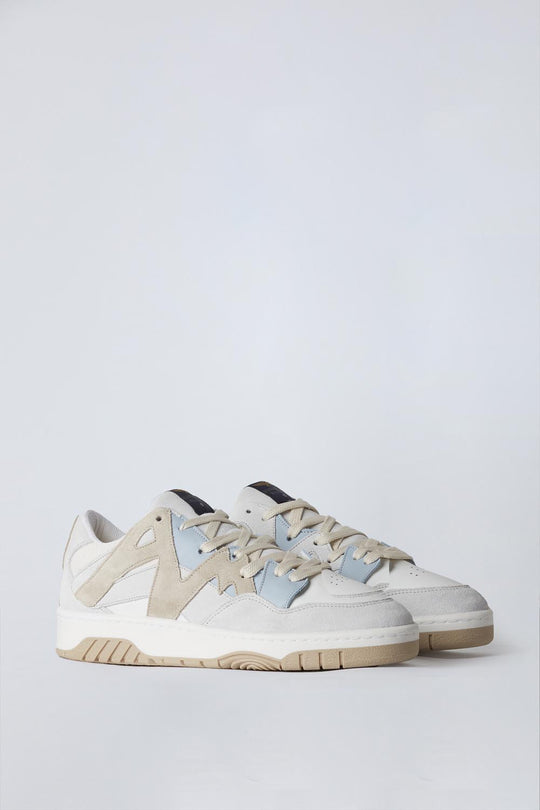 AM leather and suede sneakers