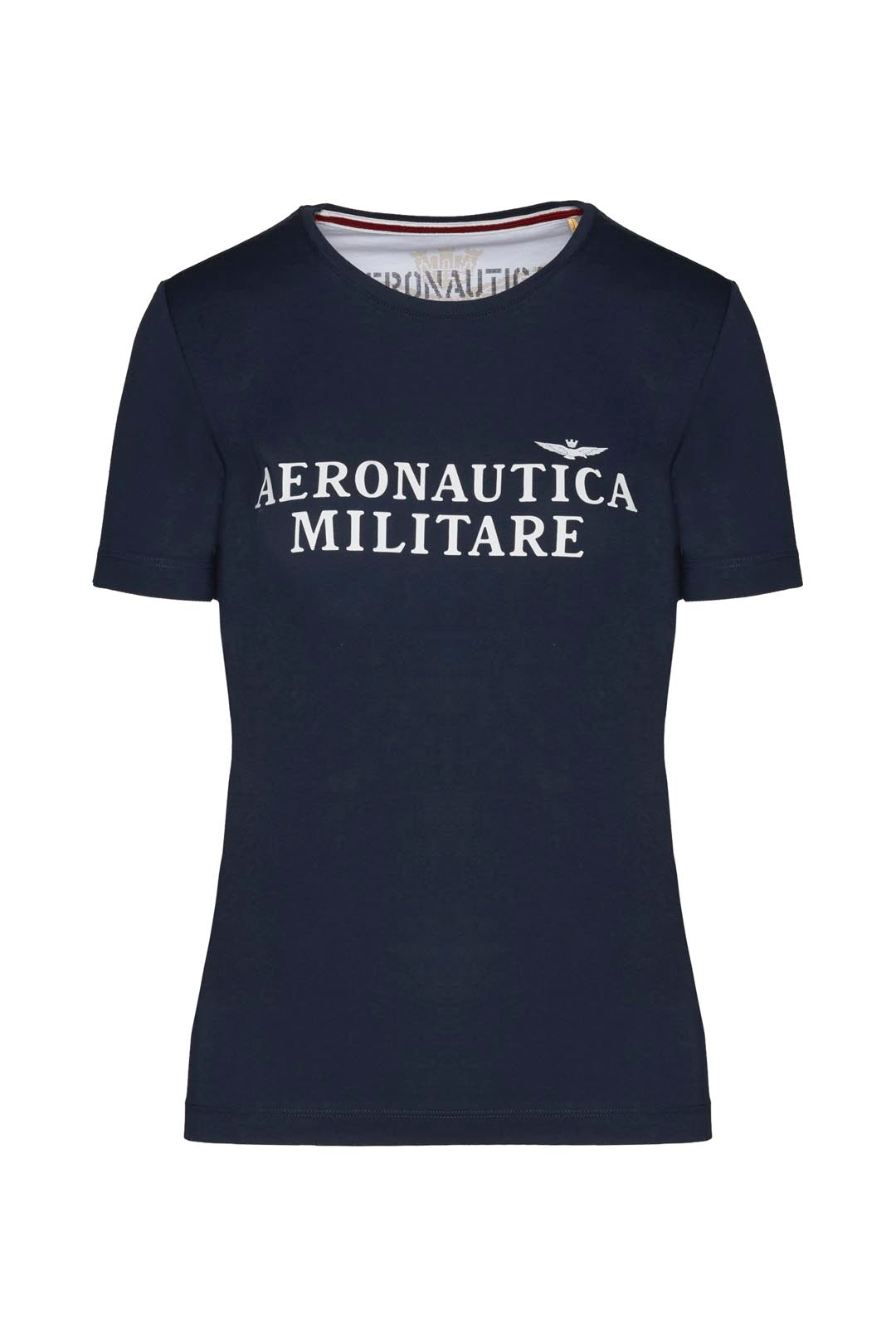 Women's basic t-shirt with logo print