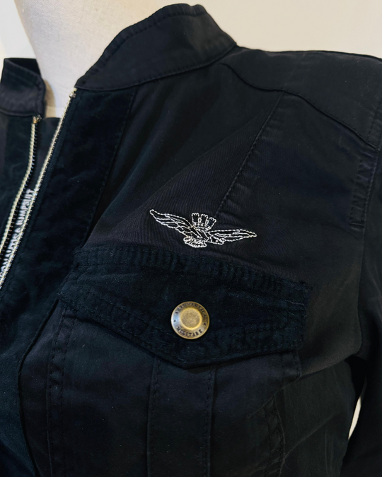 Military-style cotton jumpsuit