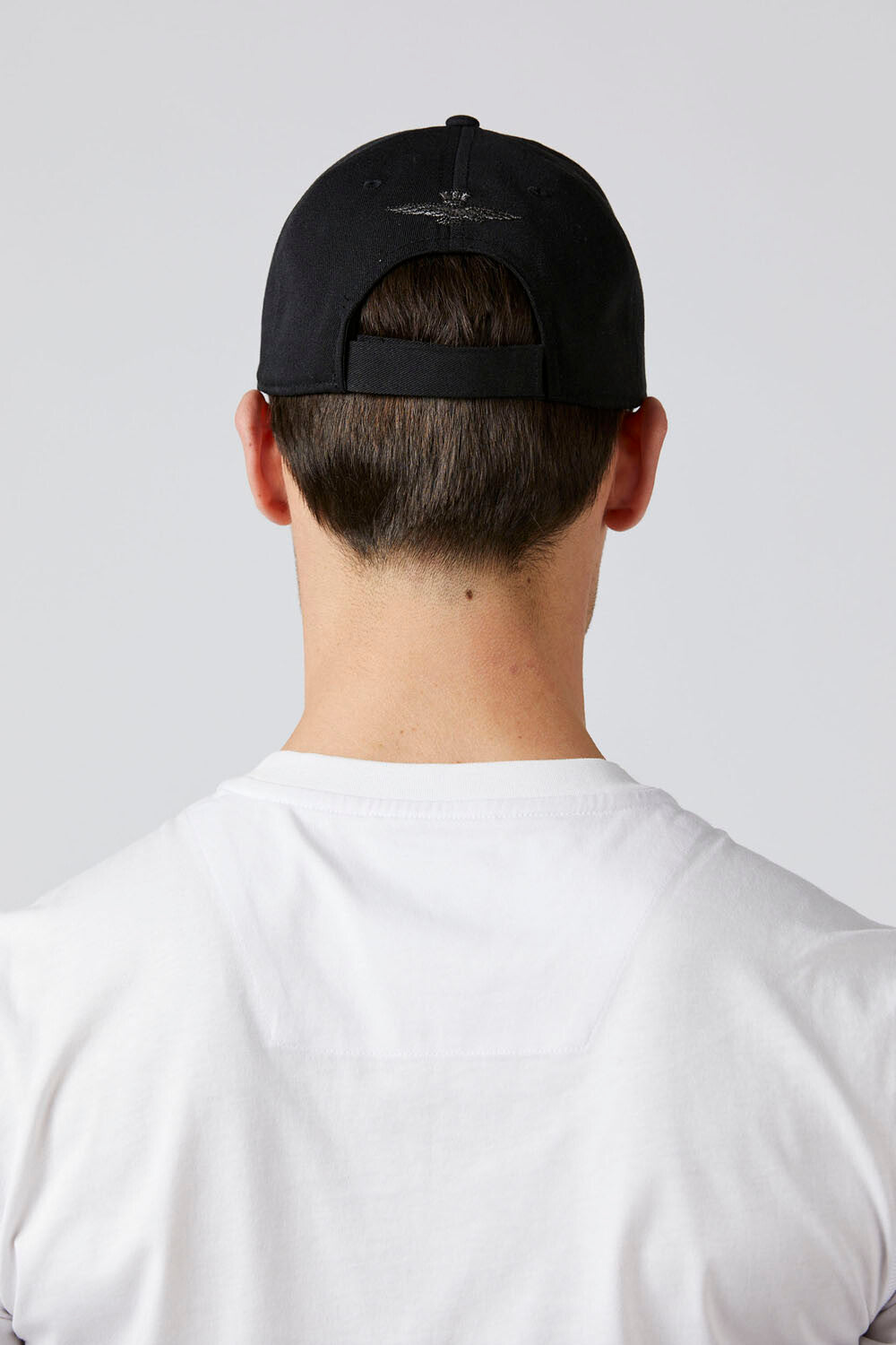 Cap with embossed embroidery