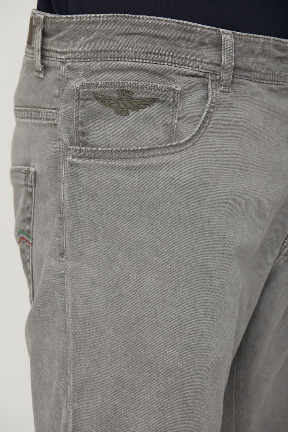 Light grey denim jeans