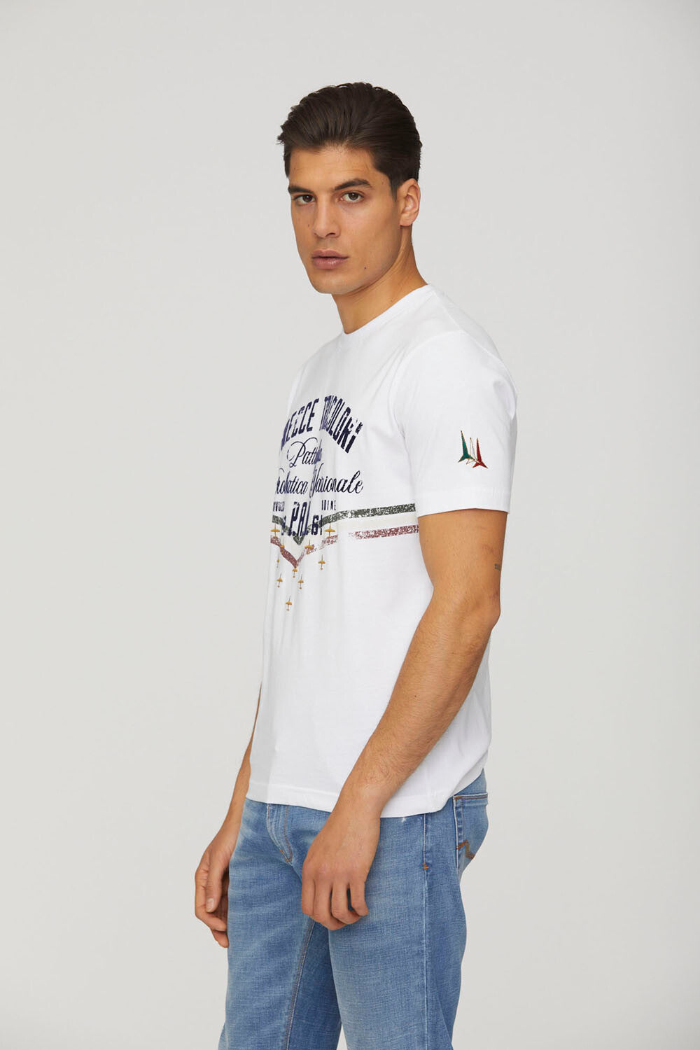 T-shirt with Frecce Tricolori print