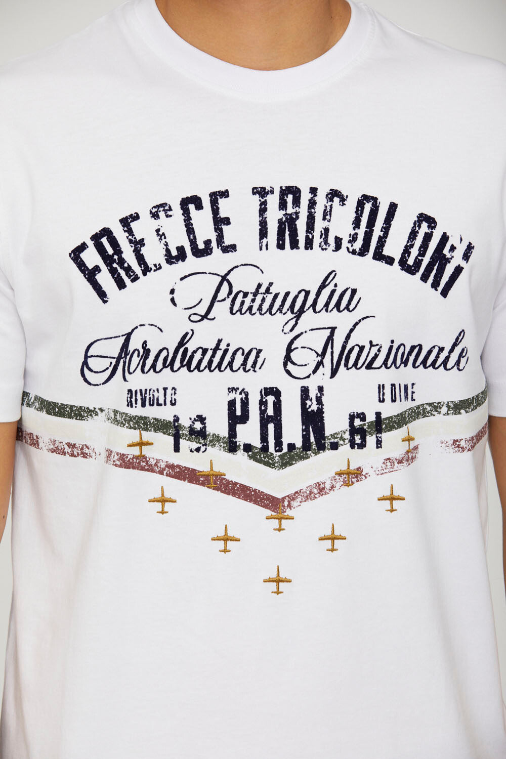 T-shirt with Frecce Tricolori print