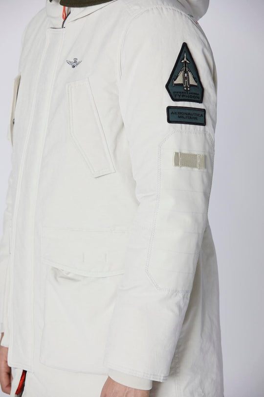 Double hood padded parka