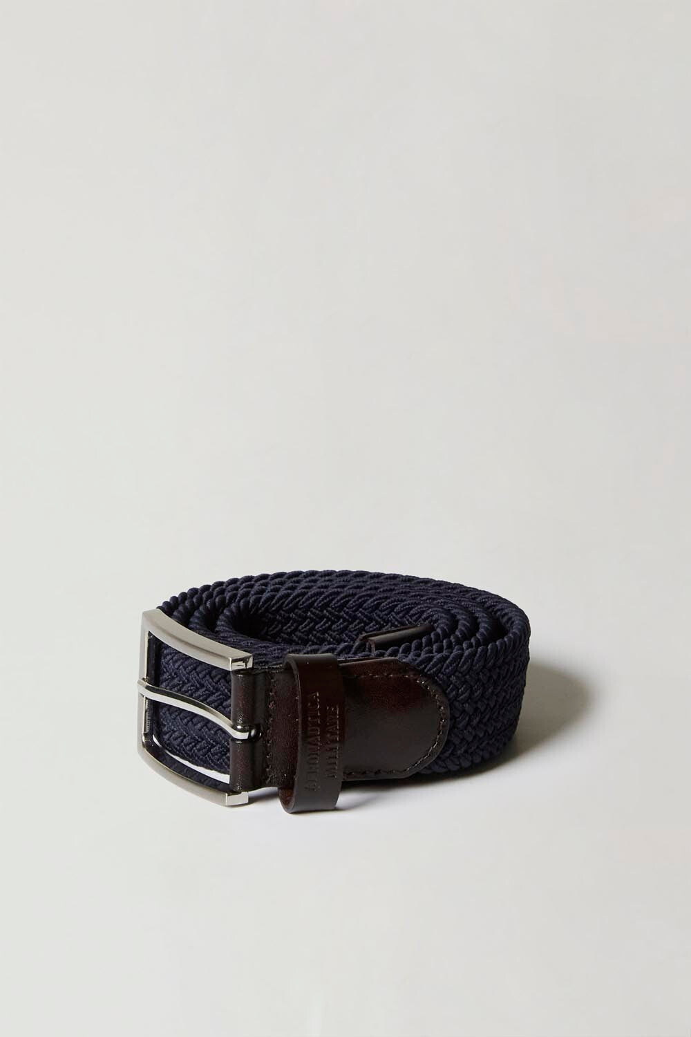 Braided elastic webbing belt