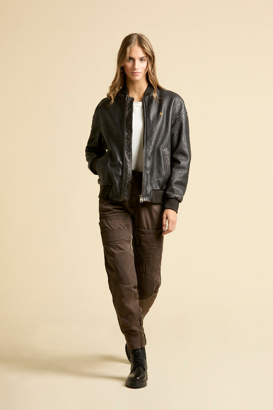 Anti-G pants in cotton satin with cuffs