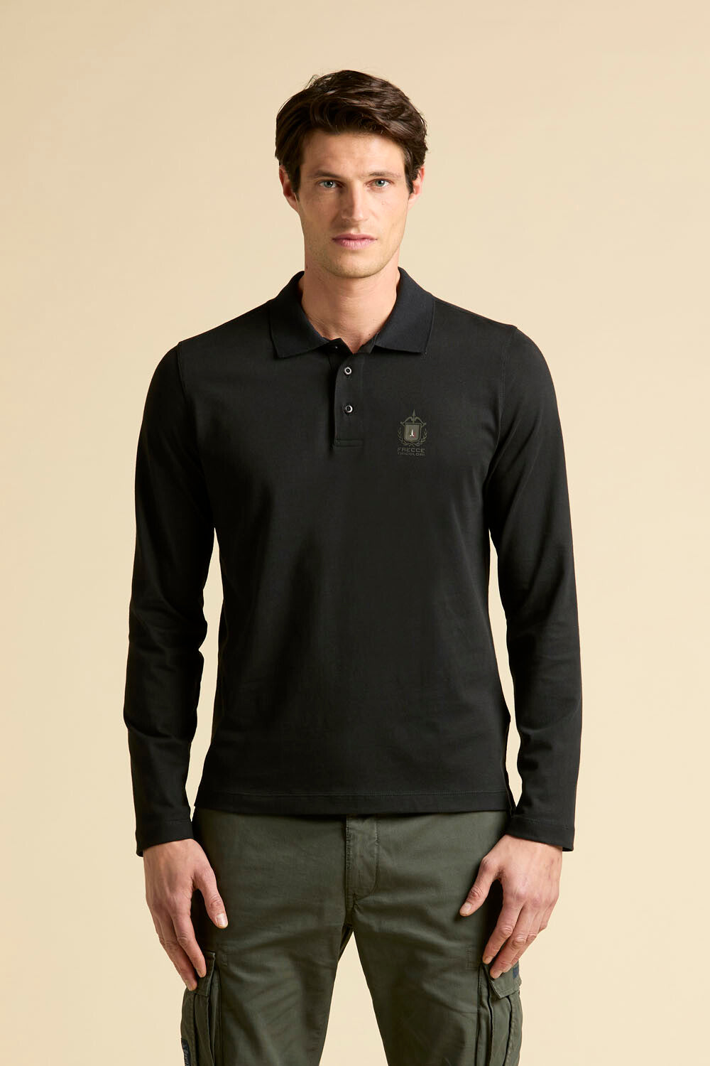 Frecce Tricolori polo shirt with patch