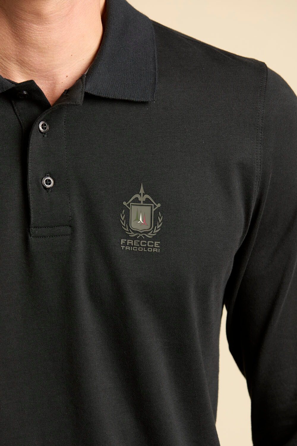 Frecce Tricolori polo shirt with patch