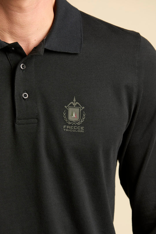 Frecce Tricolori polo shirt with patch