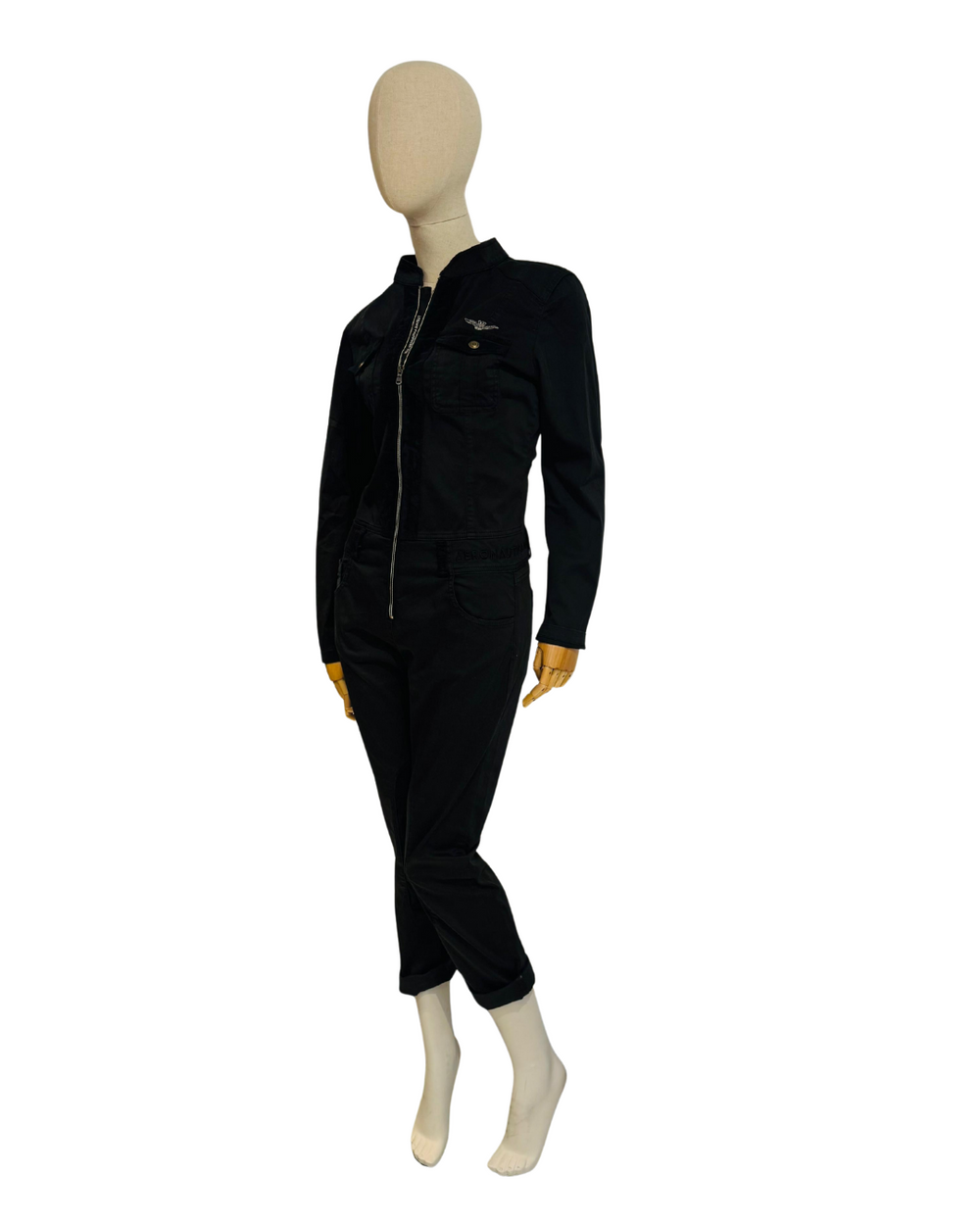 Military-style cotton jumpsuit