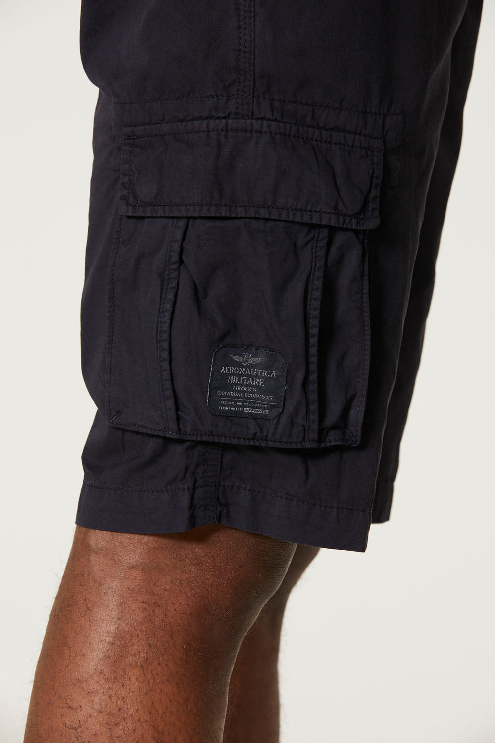 Cotton gabardine Bermuda shorts