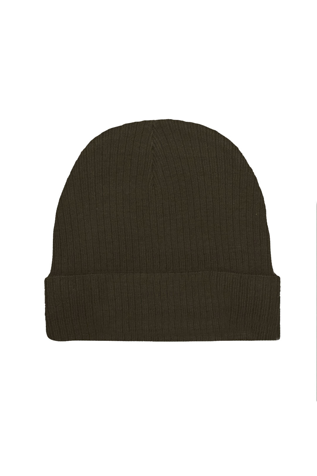 Cotton beanie with logo patch
