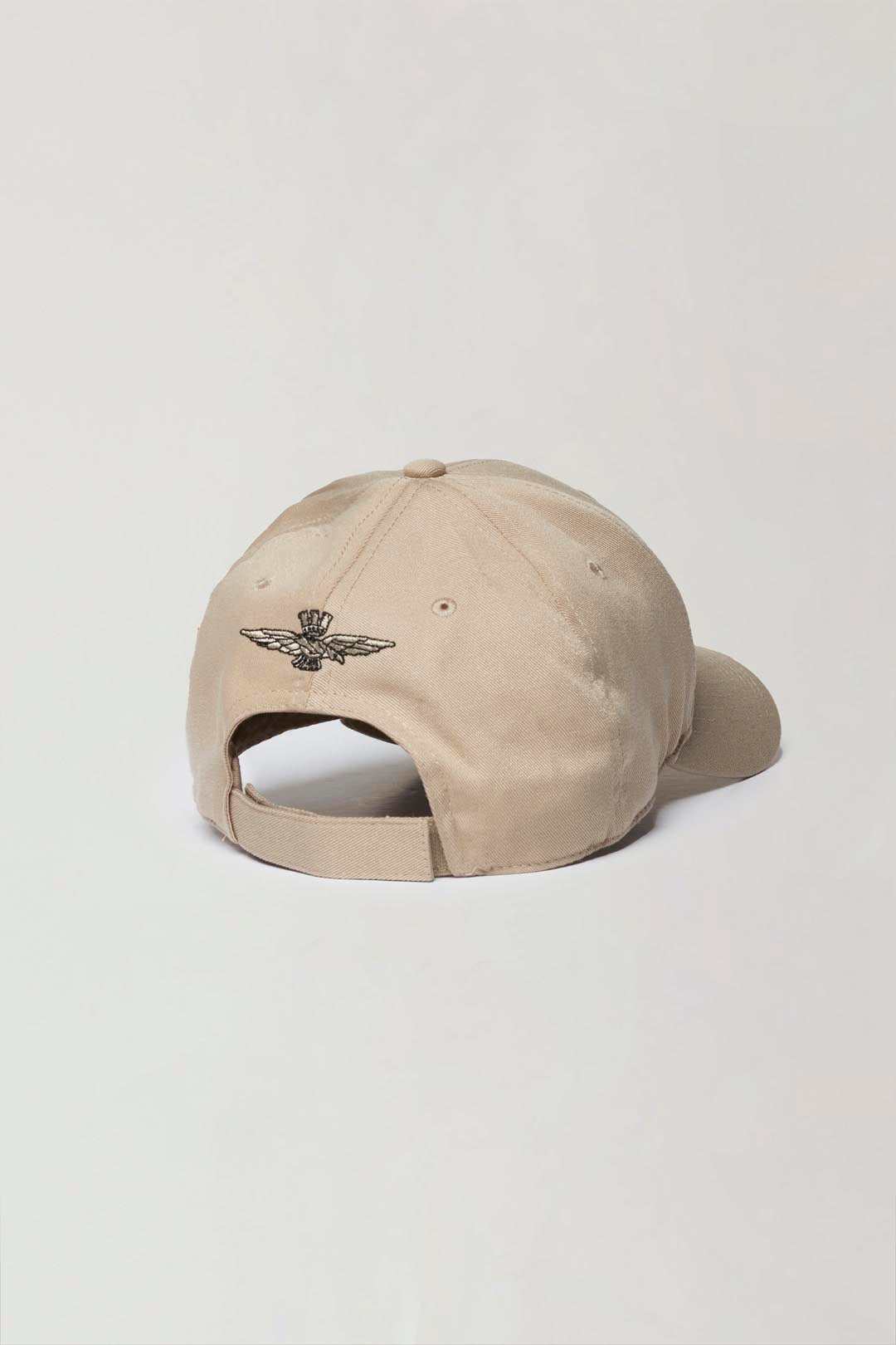 Cap with embossed embroidery