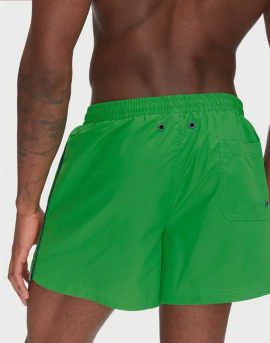 Embroidered logo swim shorts