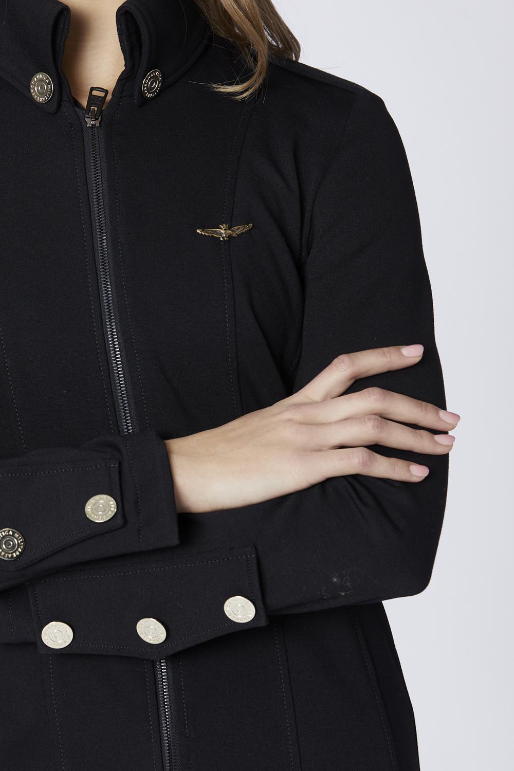 Fitted Military Style Dress