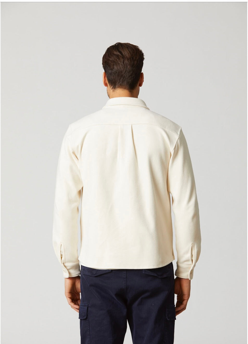 Interlock shirt jacket