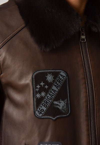 46th Air Brigade leather jacket