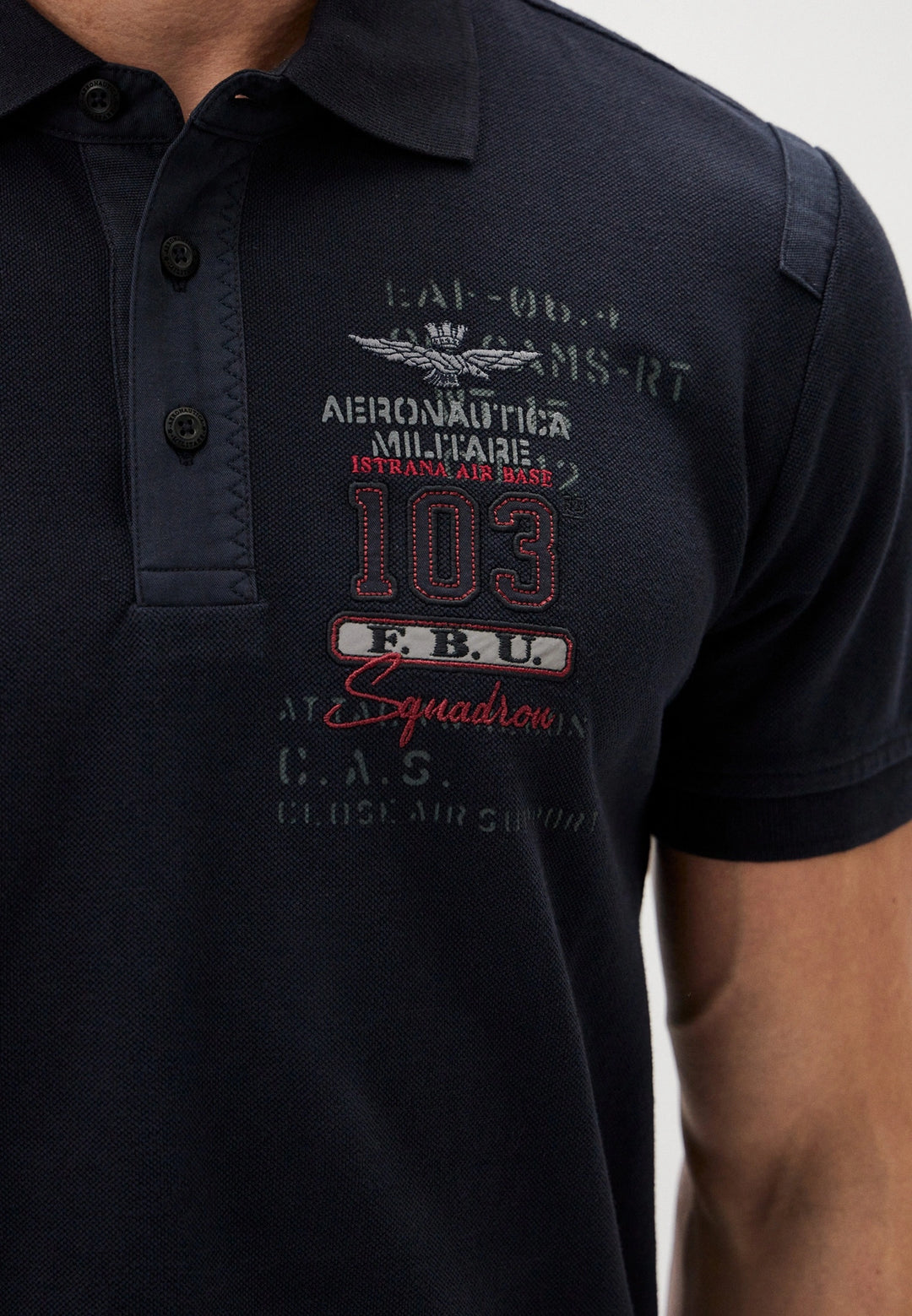 51st Wing printed polo shirt