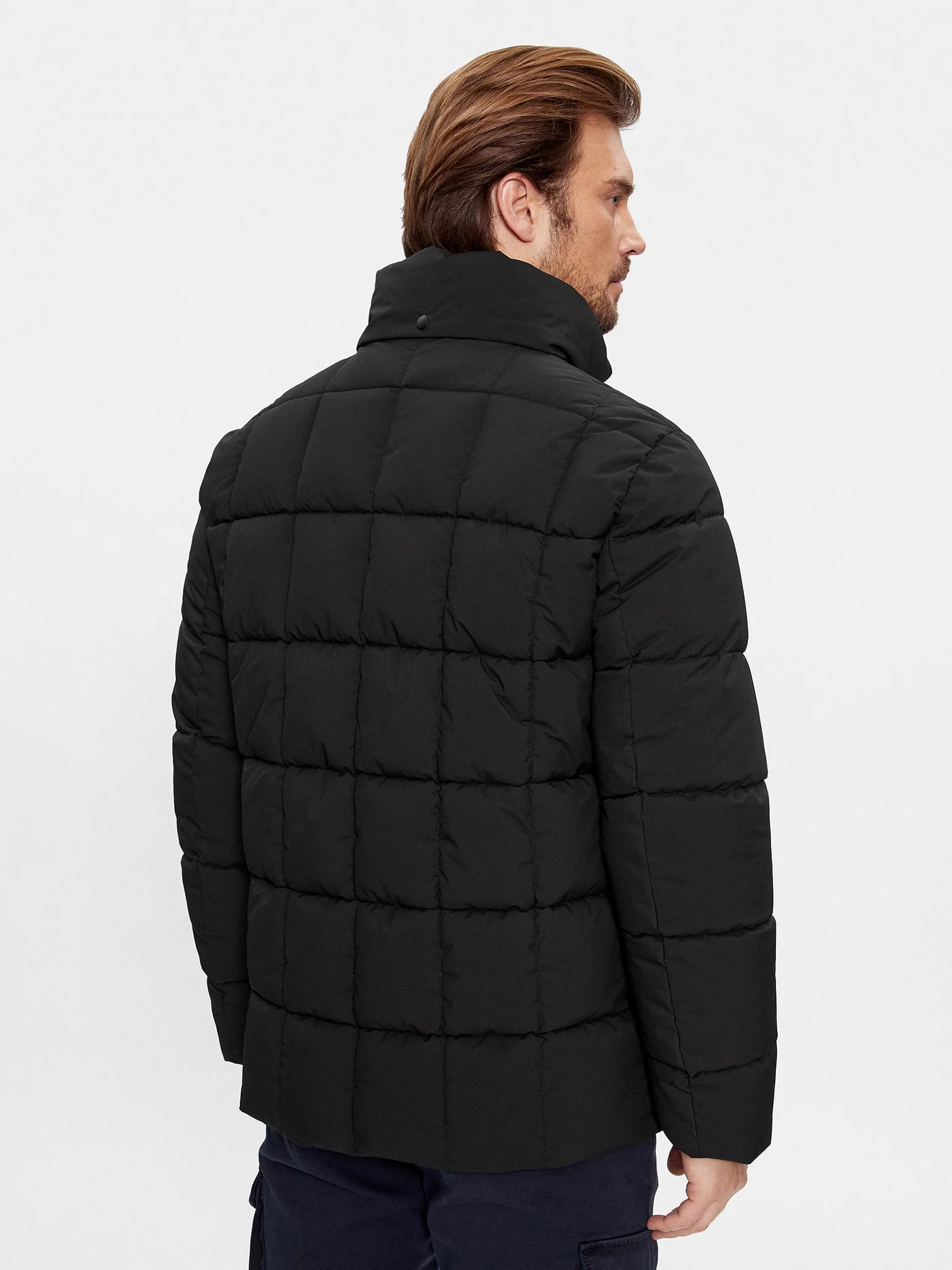 Padded jacket with removable hood