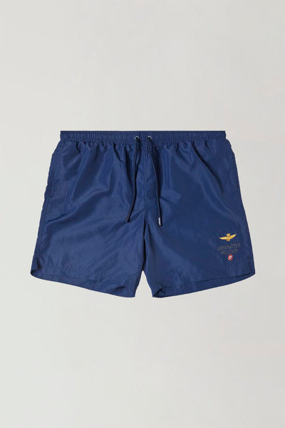Swim shorts with embroidered logo