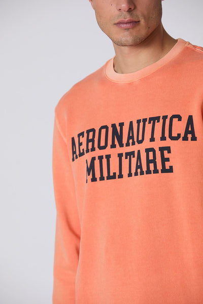 Crew neck sweatshirt with logo