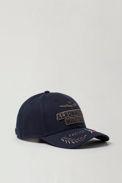 Embossed embroidery cap