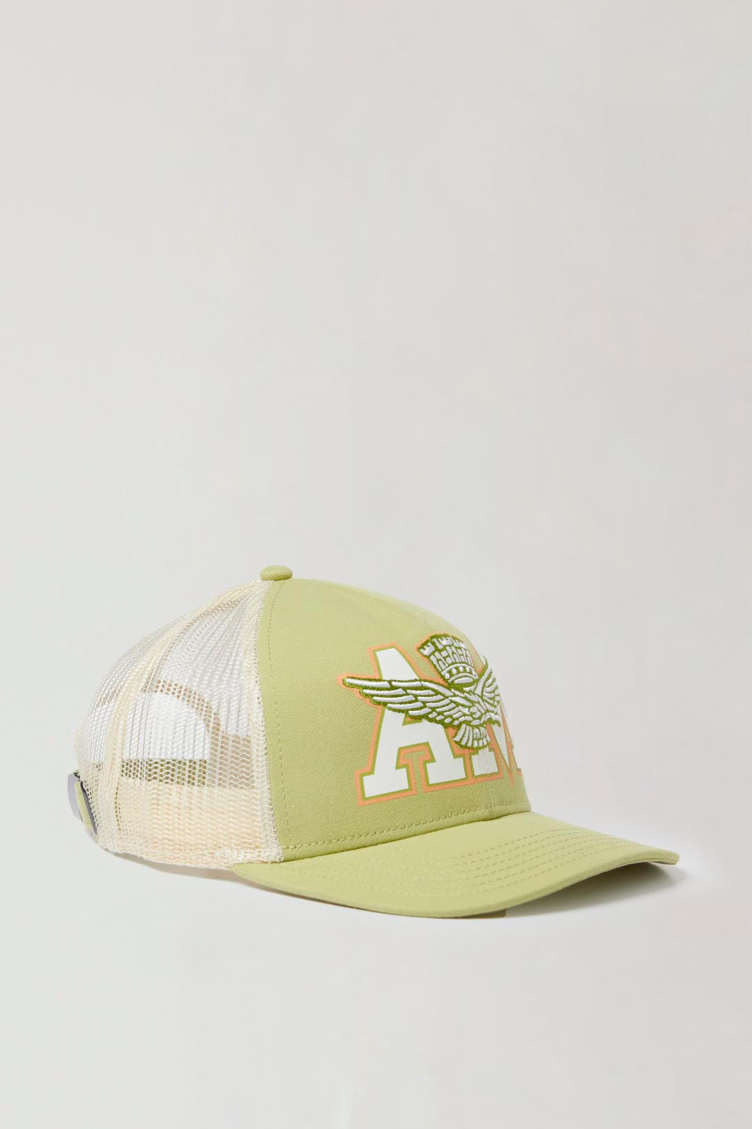 Embroidered trucker style cap