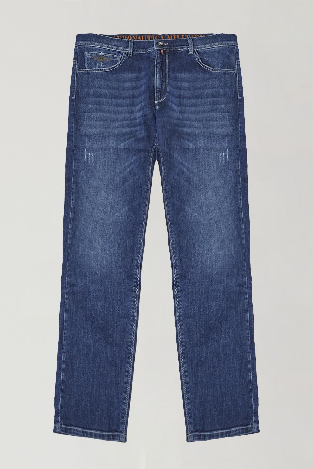 Medium blue wash jeans