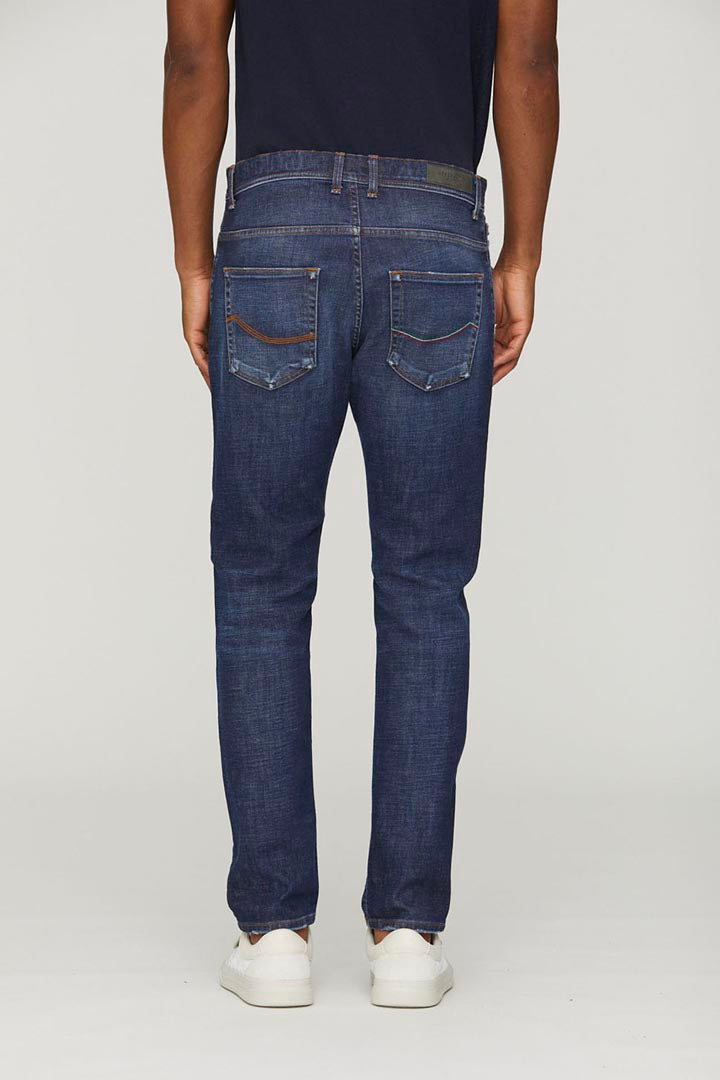 Medium blue wash jeans