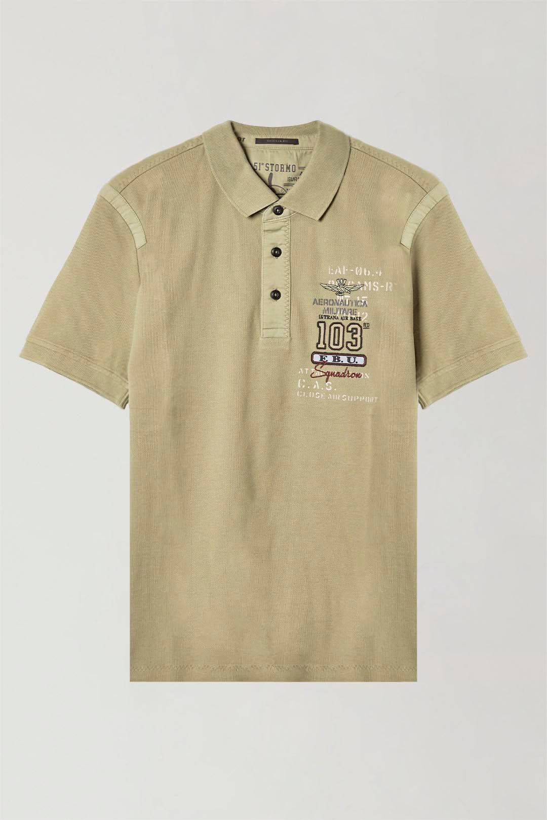 51st Wing printed polo shirt