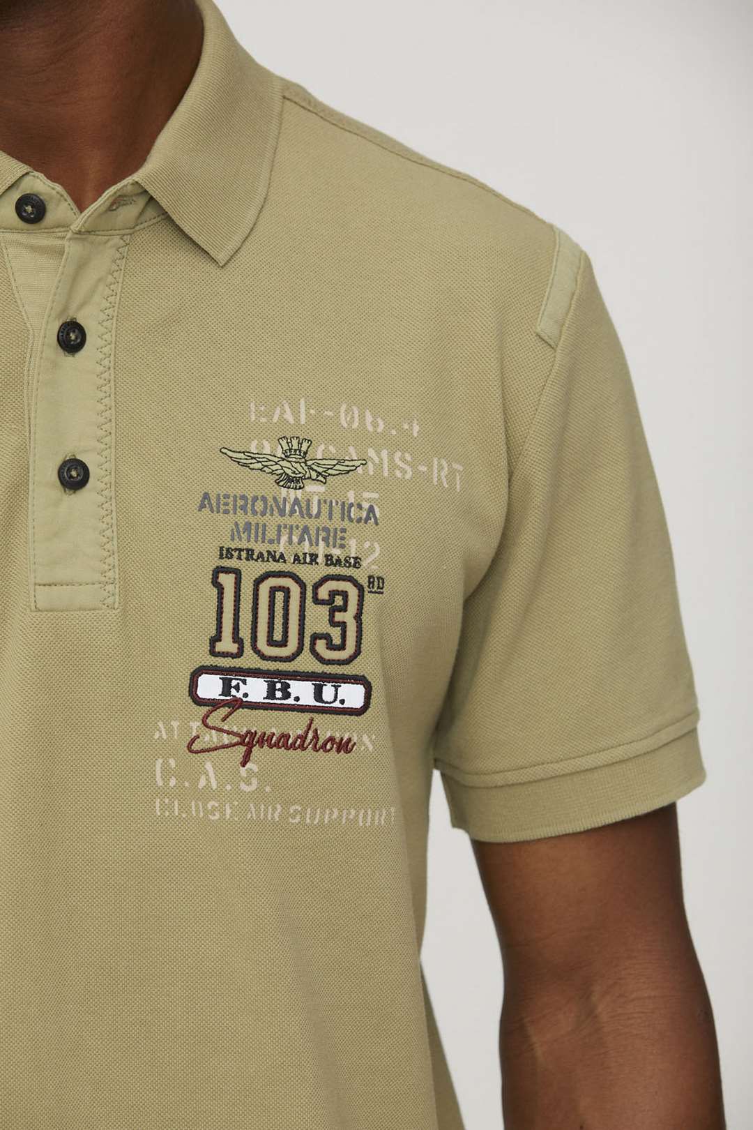 51st Wing printed polo shirt