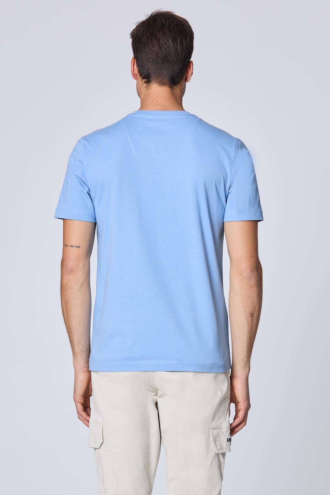 Basic crew neck t-shirt in jersey