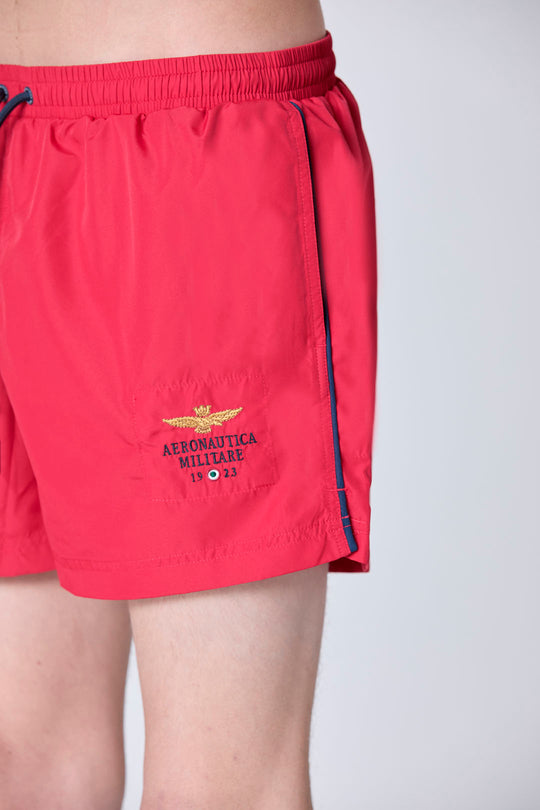 Embroidered logo swim shorts
