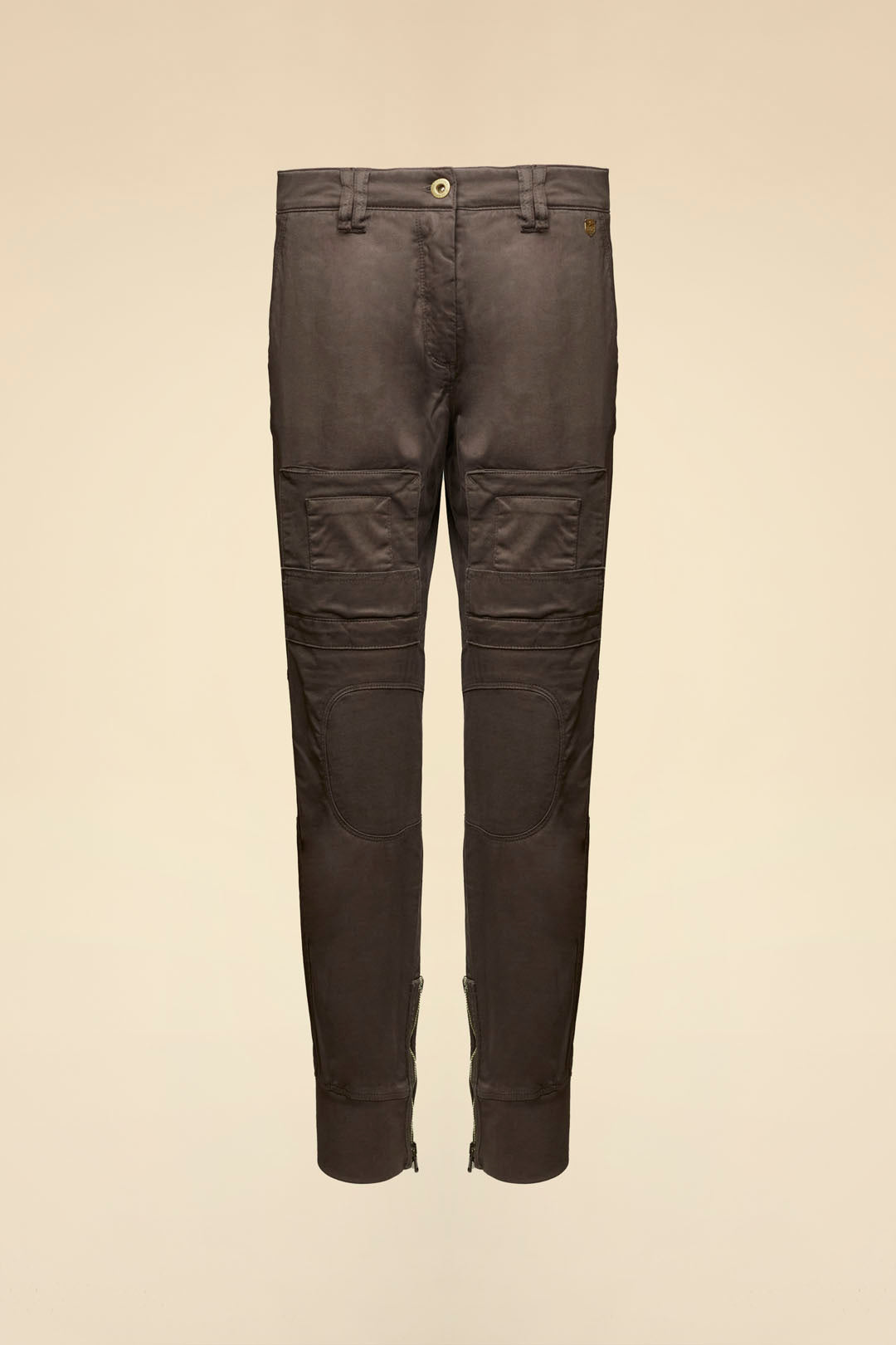 Anti-G pants in cotton satin with cuffs