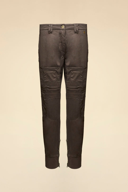 Anti-G pants in cotton satin with cuffs