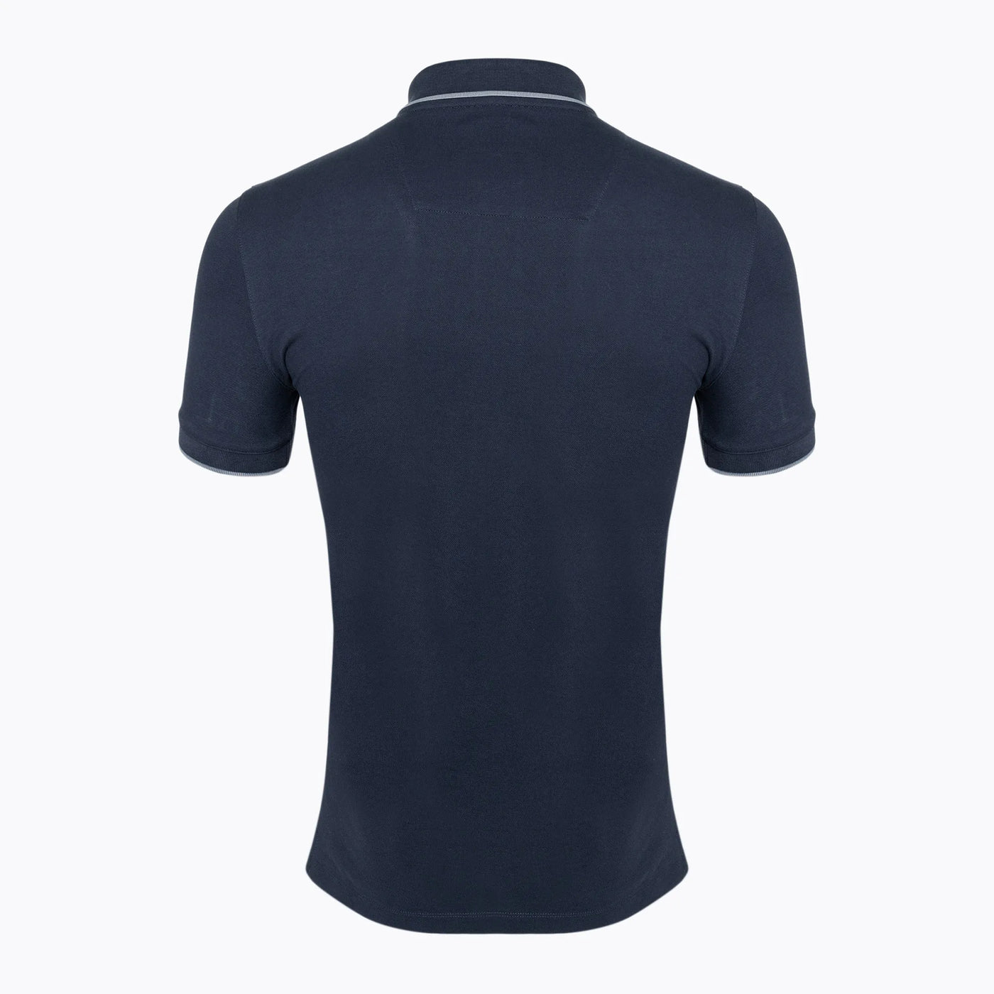 Basic short-sleeve piqué polo shirt