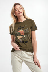 Woman-Printed short-sleeved t-shirt