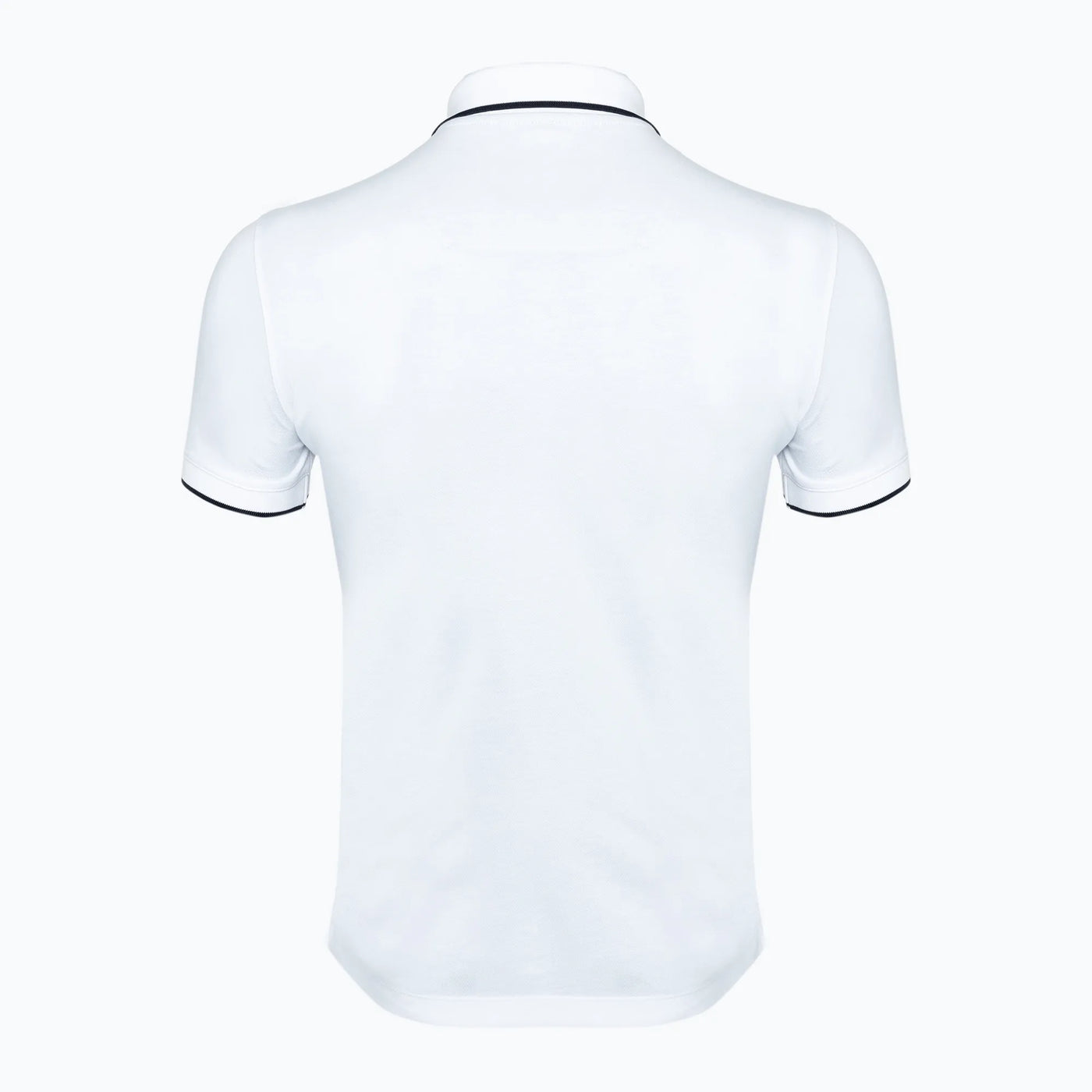 Basic short-sleeve piqué polo shirt