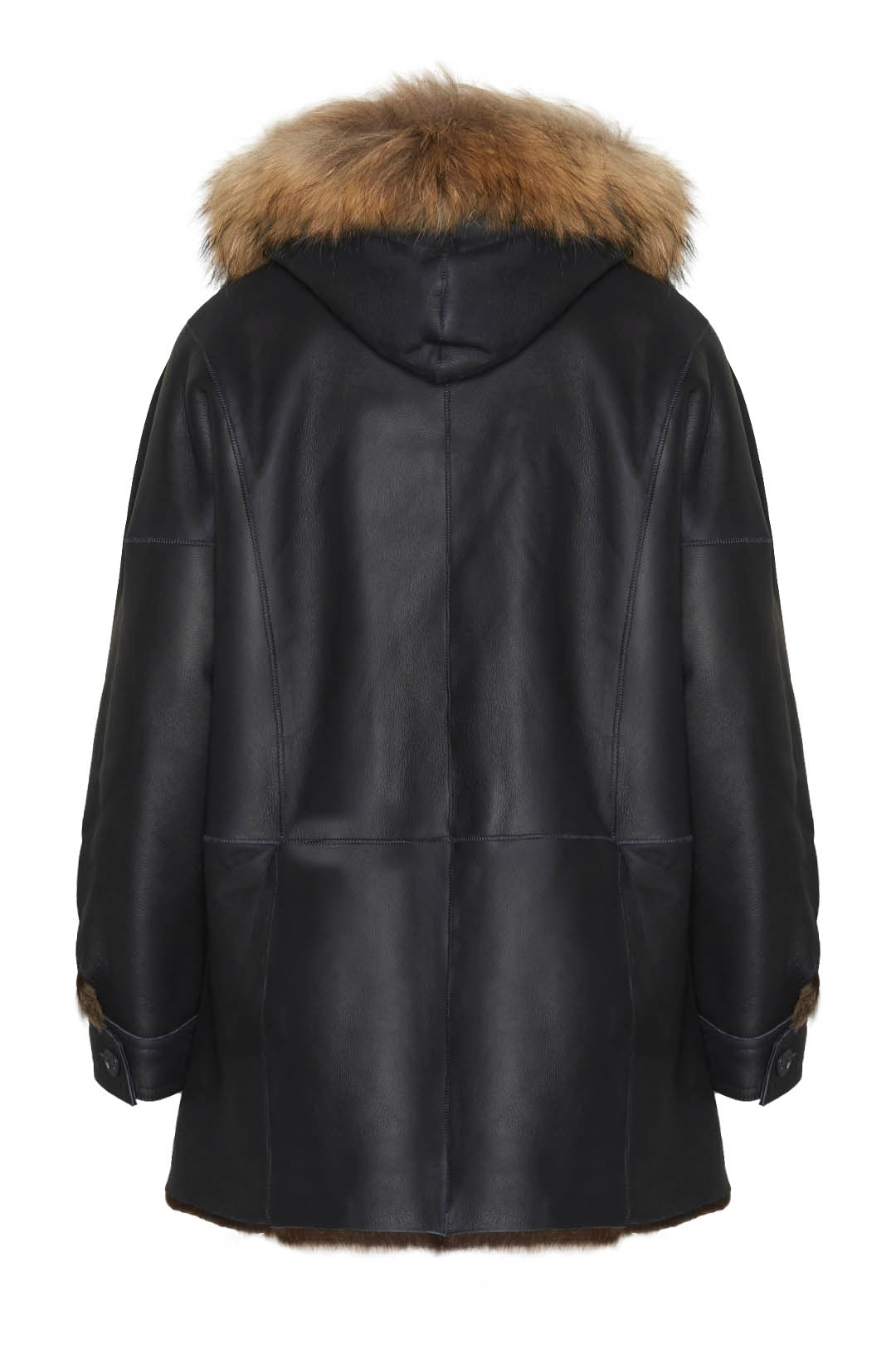 212PN288D1976-Sheepskin coat in Nappa leather