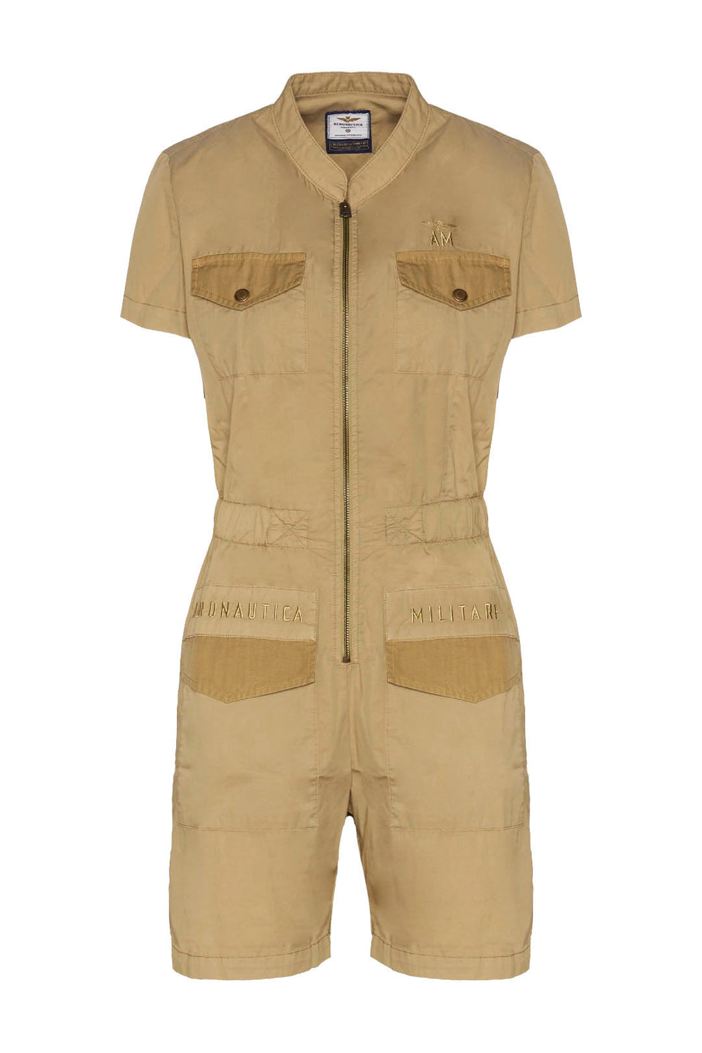 Lightweight Poplin short jumpsuit