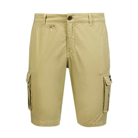 Cotton gabardine Bermuda shorts