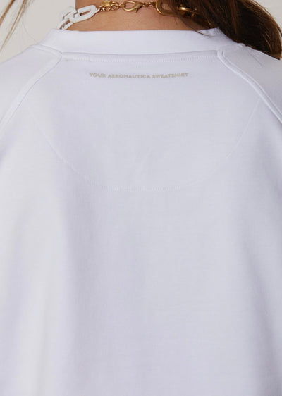Crewneck sweatshirt with raglan sleeves