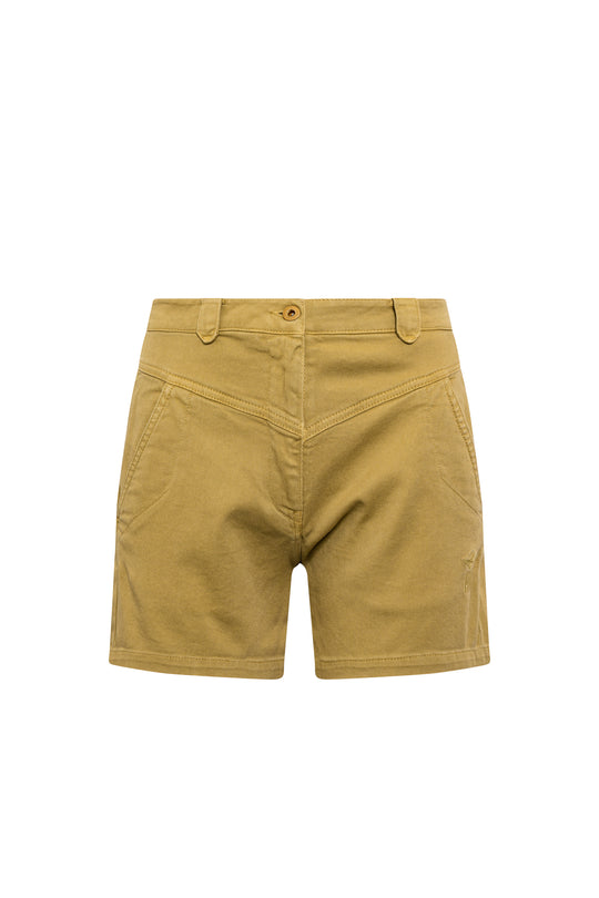 Women's high waist work shorts in bull comfort