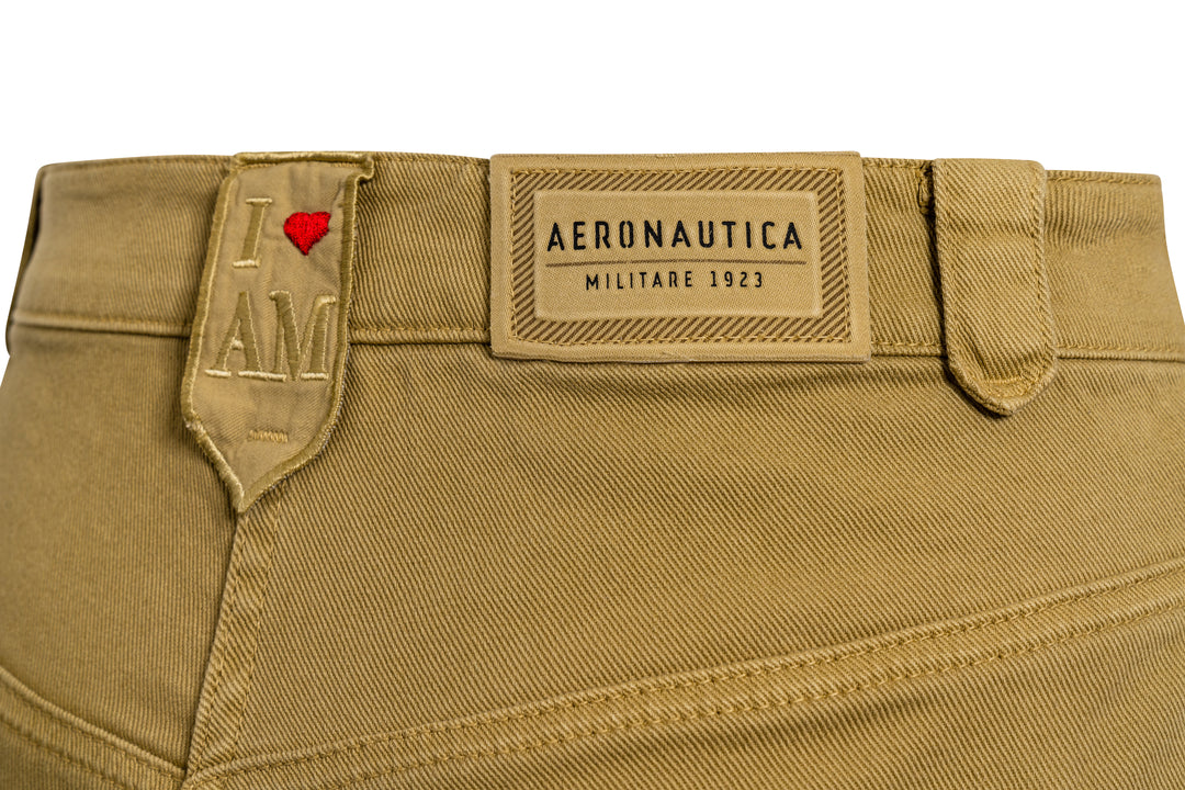 Women's high waist work shorts in bull comfort